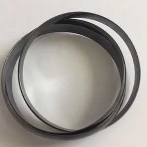 Vintage Jewelry - 3pcs Vintage Jewelry Metal Grey Bangles Vintage Jewelry - 3pcs Vintage Jewelry Metal Grey Bangles